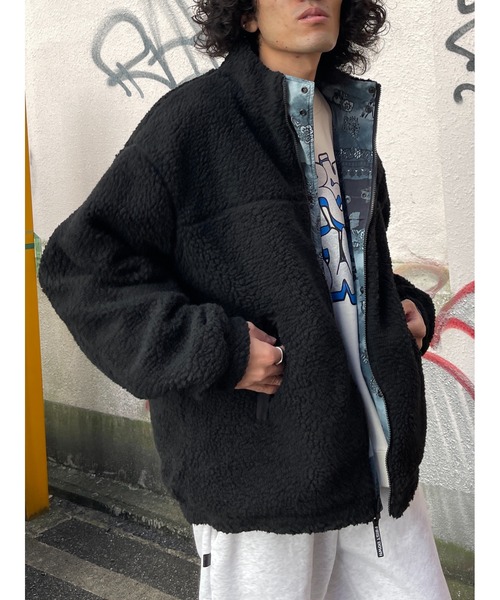 FIRST DOWN（ファーストダウン）の「【FIRST DOWN】リバーシブルボアジャケット（ブルゾン・メンズ・ブラック/キャメル/オフホワイト・LARGE/X-LARGE）」の19枚目の写真