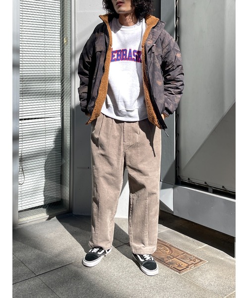 FIRST DOWN（ファーストダウン）の「【FIRST DOWN】リバーシブルボアジャケット（ブルゾン・メンズ・ブラック/キャメル/オフホワイト・LARGE/X-LARGE）」の18枚目の写真