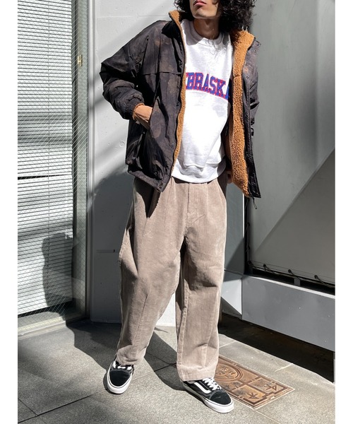 FIRST DOWN（ファーストダウン）の「【FIRST DOWN】リバーシブルボアジャケット（ブルゾン・メンズ・ブラック/キャメル/オフホワイト・LARGE/X-LARGE）」の17枚目の写真