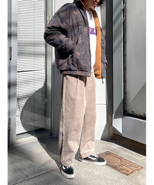 FIRST DOWN（ファーストダウン）の「【FIRST DOWN】リバーシブルボアジャケット（ブルゾン・メンズ・ブラック/キャメル/オフホワイト・LARGE/X-LARGE）」の16枚目の写真