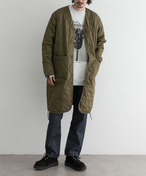 TAION(タイオン)の「TAION MILITARY V NECK DOWN COAT(ダウンジャケット/コート・メンズ・グリーン系その他・MEDIUM/LARGE)」の3枚目の写真