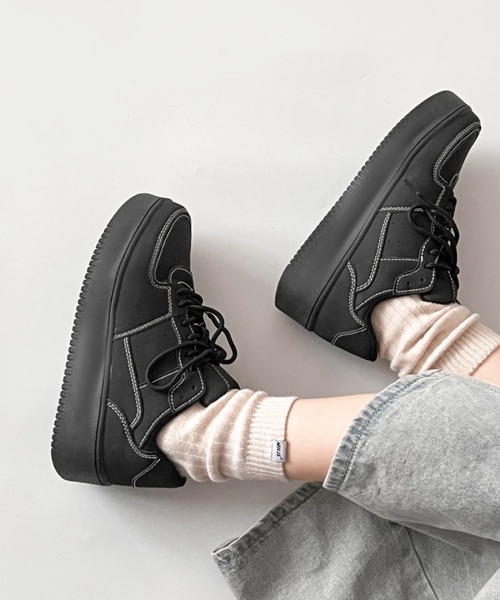 めろでぃーページ 23日迄 Shoes in Closet スニーカー 「新色追加」軽量厚底 ベーシック