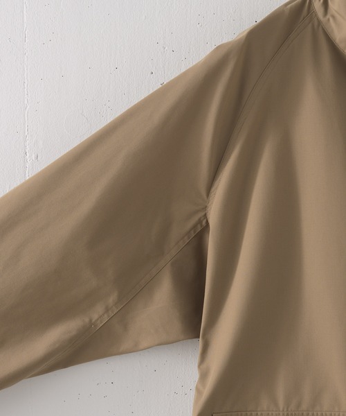 Alcindor Materials（アルシンダーマテリアルズ）の「high neck coat/ハイネックコート（トレンチコート・メンズ・チャコールグレー/ベージュ/チェック・MEDIUM/LARGE）」の17枚目の写真