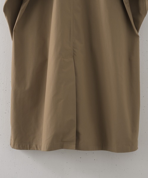Alcindor Materials（アルシンダーマテリアルズ）の「high neck coat/ハイネックコート（トレンチコート・メンズ・チャコールグレー/ベージュ/チェック・MEDIUM/LARGE）」の20枚目の写真