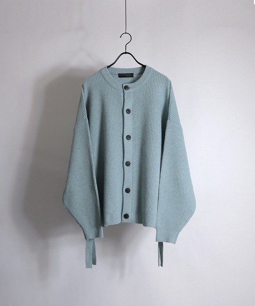Confirm（コンファーム）の「Confirm / コンファーム 2WAYボタンカーディガン（カーディガン/ボレロ・メンズ・ライトブルー/ブルーグリーン/ライトグリーン・M/L）」の18枚目の写真