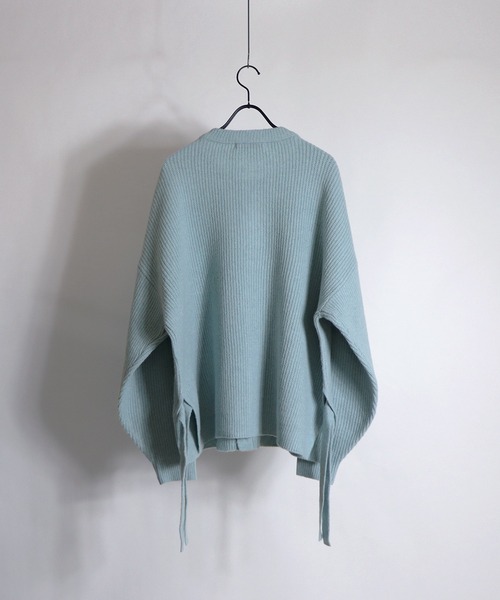 Confirm（コンファーム）の「Confirm / コンファーム 2WAYボタンカーディガン（カーディガン/ボレロ・メンズ・ライトブルー/ブルーグリーン/ライトグリーン・M/L）」の13枚目の写真