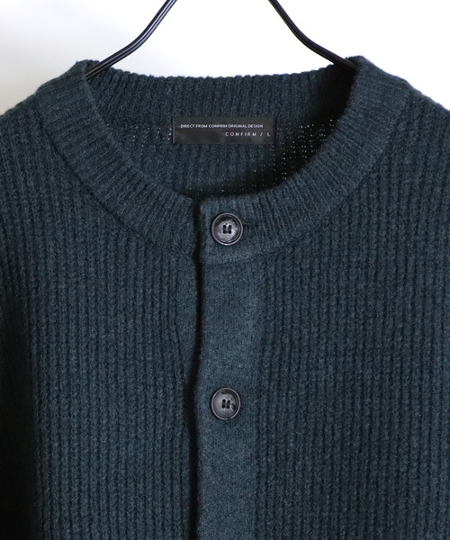 Confirm（コンファーム）の「Confirm / コンファーム 2WAYボタンカーディガン（カーディガン/ボレロ・メンズ・ライトブルー/ブルーグリーン/ライトグリーン・M/L）」の22枚目の写真