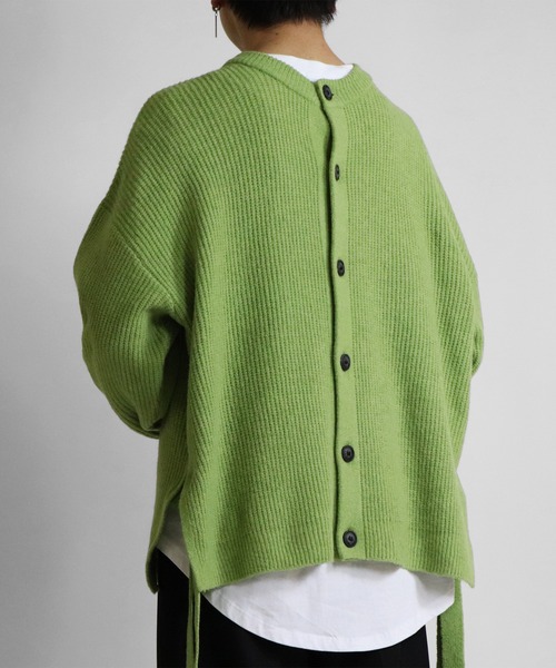 Confirm（コンファーム）の「Confirm / コンファーム 2WAYボタンカーディガン（カーディガン/ボレロ・メンズ・ライトブルー/ブルーグリーン/ライトグリーン・M/L）」の8枚目の写真
