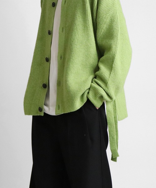 Confirm（コンファーム）の「Confirm / コンファーム 2WAYボタンカーディガン（カーディガン/ボレロ・メンズ・ライトブルー/ブルーグリーン/ライトグリーン・M/L）」の4枚目の写真