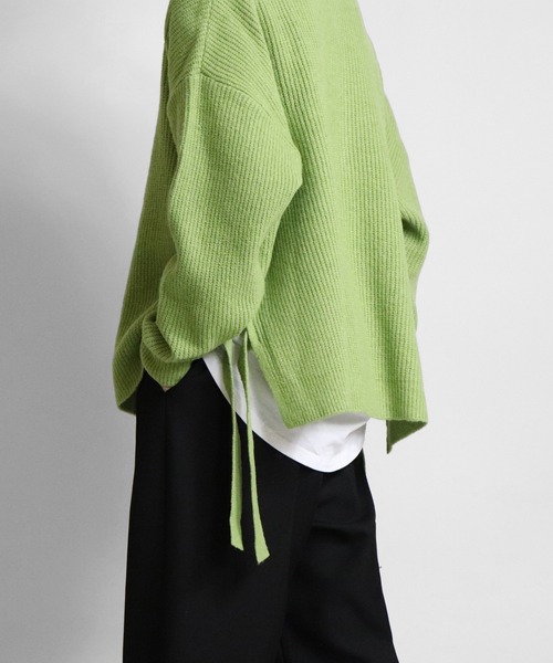 Confirm（コンファーム）の「Confirm / コンファーム 2WAYボタンカーディガン（カーディガン/ボレロ・メンズ・ライトブルー/ブルーグリーン/ライトグリーン・M/L）」の5枚目の写真