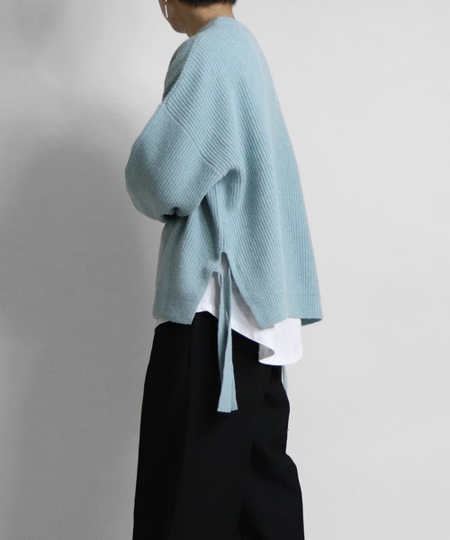 Confirm（コンファーム）の「Confirm / コンファーム 2WAYボタンカーディガン（カーディガン/ボレロ・メンズ・ライトブルー/ブルーグリーン/ライトグリーン・M/L）」の10枚目の写真