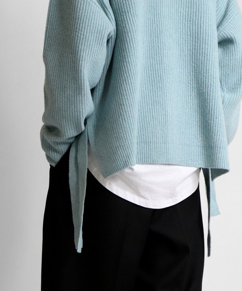 Confirm（コンファーム）の「Confirm / コンファーム 2WAYボタンカーディガン（カーディガン/ボレロ・メンズ・ライトブルー/ブルーグリーン/ライトグリーン・M/L）」の12枚目の写真