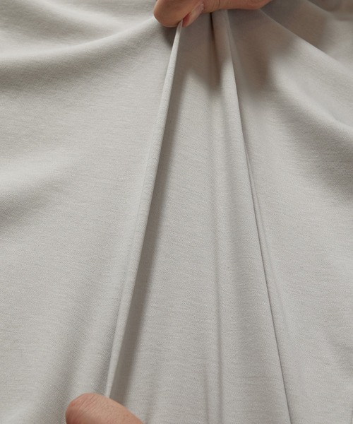 UNION STATION（ユニオンステーション）の「シルケットスムースVネックTシャツ/TAILOR T-SHIRTライン（Tシャツ/カットソー・メンズ・ホワイト/ライトグレー/ネイビー・LL/M/L）」の13枚目の写真