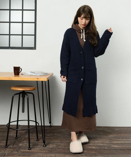 セール Celeste Rana ふわふわニットルームウエアカーディガン ルームウェア パジャマ Funalive ファンアライブ のファッション通販 Zozotown