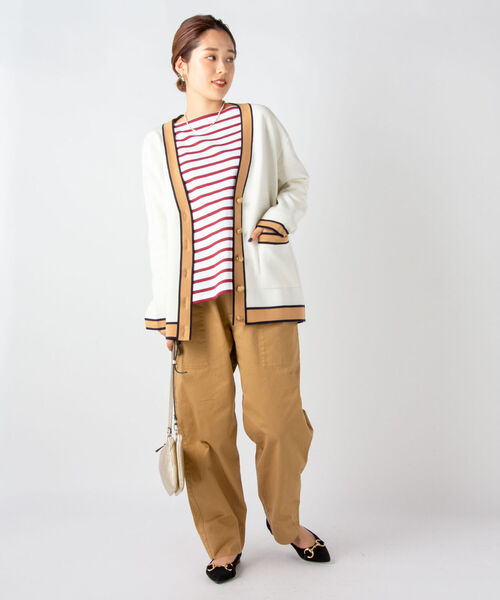 NOLLEY'S（ノーリーズ）の「ミラノリブY字ジャケット（カーディガン
