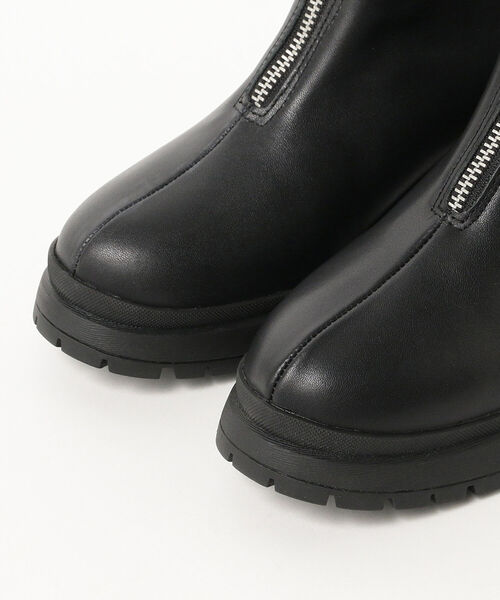 Ray BEAMS（レイビームス）の「Ray BEAMS / ZIP チャンキー ブーツ（ブーツ・レディース・ブラック・23.5cm/24.5cm/23.0cm/24.0cm）」の2枚目の写真