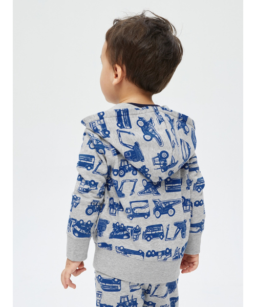 GAP（ギャップ）の「Gapロゴ パーカー (幼児・セットアップ対応)（パーカー・キッズ・ブルー/グリーン・12-18M/18-24M/2 YRS/3 YRS/4 YRS/5 YRS）」の4枚目の写真