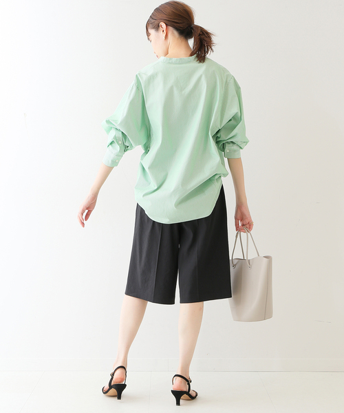 SLOBE IENA ソフトリネンリラックスパンツ◆新品未使用タグ付き セール】リネン混リラックスワイドパンツ【手洗い可能