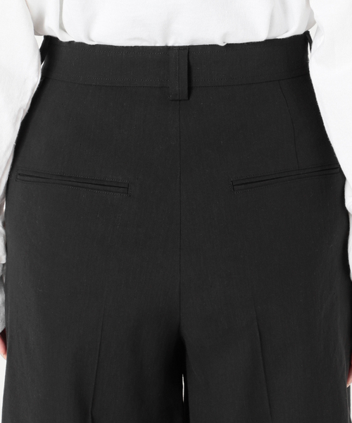 SLOBE IENA ソフトリネンリラックスパンツ◇新品未使用タグ付き