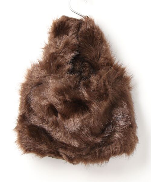 Donnaruma（ドンナルンマ）の「フワかわ！！エコファーハンドバッグ（トートバッグ・レディース・ベージュ/ブラウン/グレー/アイボリー・1/2）」の4枚目の写真