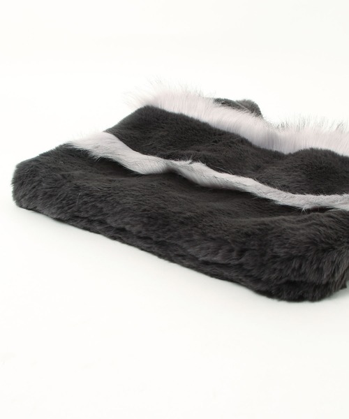 Donnaruma（ドンナルンマ）の「フワかわ！！エコファーハンドバッグ（トートバッグ・レディース・ベージュ/ブラウン/グレー/アイボリー・1/2）」の8枚目の写真