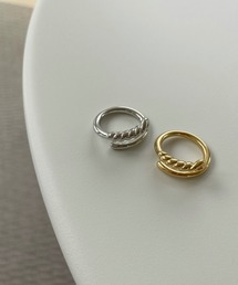 y/m by misato | ポイントチェーンクロスリング(リング)