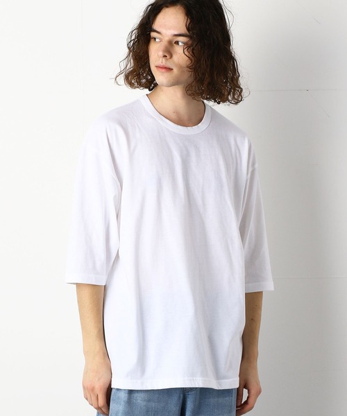 Purple&Yellow(パープルアンドイエロー)の「ビッグニットベスト&5分袖Tシャツセット(ニット/セーター・メンズ・オフホワイト/ライトグリーン・SMALL/MEDIUM/LARGE)」の14枚目の写真