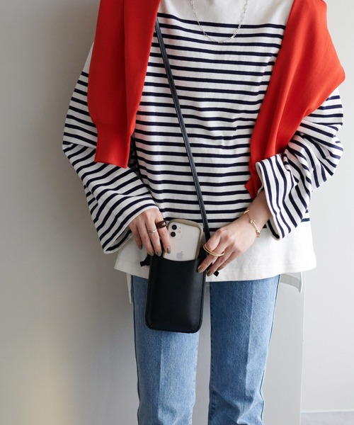 DISCOAT（ディスコート）の「【WEB限定】ユースフルウォレットショルダーバッグ（ショルダーバッグ・レディース・アイボリー/ブラック/ベージュ/イエロー/ライトグレー/グリーン/ブラウン/ブルー/オレンジ/シルバー/パープル/モカ/ブラウン系その他/グリーン系その他・FREE）」の22枚目の写真