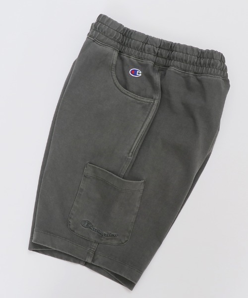Champion(チャンピオン)の「CHAMPION/チャンピオン インディゴ調 ワンポイントショーツ/スウェットハーフパンツ/セットアップ対応 C3-V502(スウェットパンツ・メンズ・ブラウン/ブラック/グリーン・M/L/XL)」の17枚目の写真