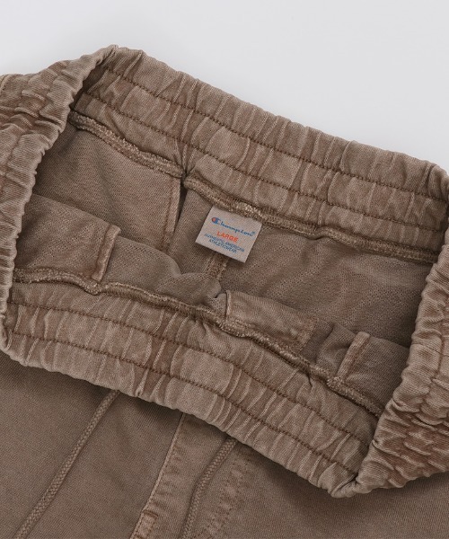 Champion(チャンピオン)の「CHAMPION/チャンピオン インディゴ調 ワンポイントショーツ/スウェットハーフパンツ/セットアップ対応 C3-V502(スウェットパンツ・メンズ・ブラウン/ブラック/グリーン・M/L/XL)」の13枚目の写真