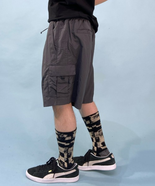 Champion(チャンピオン)の「CHAMPION/チャンピオン インディゴ調 ワンポイントショーツ/スウェットハーフパンツ/セットアップ対応 C3-V502(スウェットパンツ・メンズ・ブラウン/ブラック/グリーン・M/L/XL)」の20枚目の写真