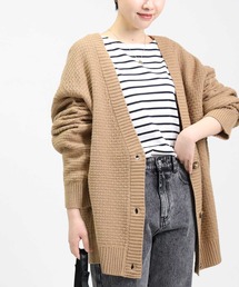 【HONEYSUCKLE ROSE】地柄編みカーディガン