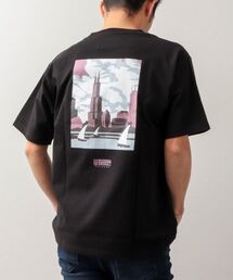 【UNIVERSAL OVERALL/ユニバーサルオーバーオール】別注 WINDYCITY プリントTシャツ