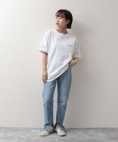 UNIVERSAL OVERALL(ユニバーサルオーバーオール)の「【UNIVERSAL OVERALL/ユニバーサルオーバーオール】別注 WINDYCITY プリントTシャツ(Tシャツ/カットソー・メンズ・ブラック/ホワイト/ライトグレー・M/L/XL)」の4枚目の写真