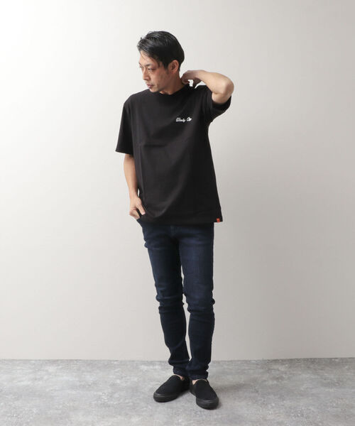 UNIVERSAL OVERALL(ユニバーサルオーバーオール)の「【UNIVERSAL OVERALL/ユニバーサルオーバーオール】別注 WINDYCITY プリントTシャツ(Tシャツ/カットソー・メンズ・ブラック/ホワイト/ライトグレー・M/L/XL)」の10枚目の写真