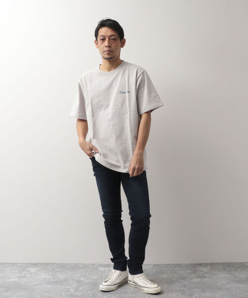 UNIVERSAL OVERALL(ユニバーサルオーバーオール)の「【UNIVERSAL OVERALL/ユニバーサルオーバーオール】別注 WINDYCITY プリントTシャツ(Tシャツ/カットソー・メンズ・ブラック/ホワイト/ライトグレー・M/L/XL)」の18枚目の写真