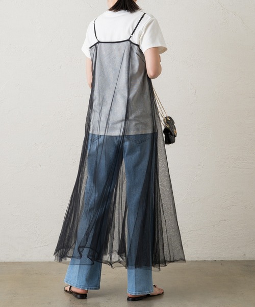 LOUNGEDRESS（ラウンジドレス）の「チュールキャミワンピース