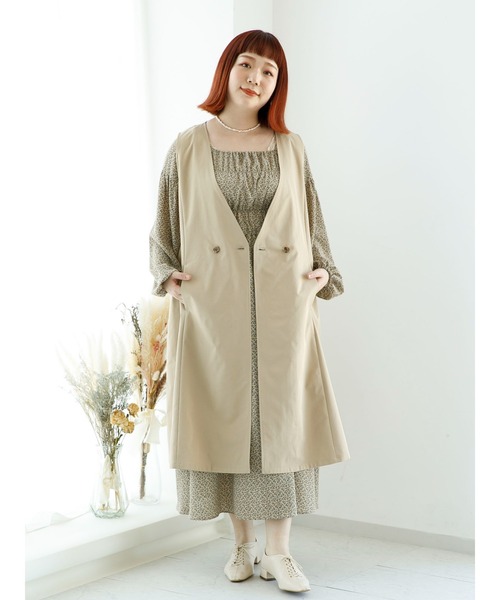 SLURR（スラ―）の「【大きいサイズ】3Wayトレンチコート（トレンチコート・レディース・ベージュ/その他8・L）」の20枚目の写真