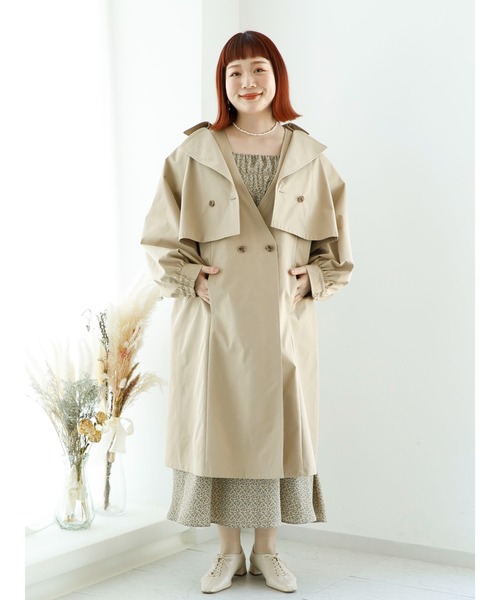 SLURR（スラ―）の「【大きいサイズ】3Wayトレンチコート（トレンチコート・レディース・ベージュ/その他8・L）」の11枚目の写真