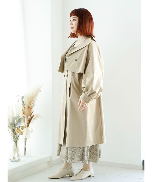 SLURR（スラ―）の「【大きいサイズ】3Wayトレンチコート（トレンチコート・レディース・ベージュ/その他8・L）」の13枚目の写真