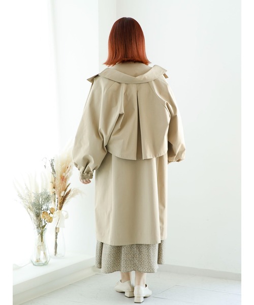 SLURR（スラ―）の「【大きいサイズ】3Wayトレンチコート（トレンチコート・レディース・ベージュ/その他8・L）」の15枚目の写真