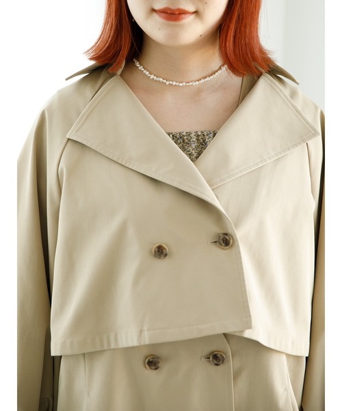SLURR（スラ―）の「【大きいサイズ】3Wayトレンチコート（トレンチコート・レディース・ベージュ/その他8・L）」の22枚目の写真