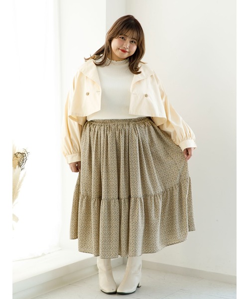 SLURR（スラ―）の「【大きいサイズ】3Wayトレンチコート（トレンチコート・レディース・ベージュ/その他8・L）」の5枚目の写真