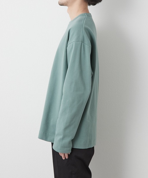 CIAOPANIC TYPY(チャオパニックティピー)の「キープシェイプフライス長袖TEE(Tシャツ/カットソー・メンズ・ブラック/オフホワイト/ライトグリーン/ベージュ系その他/ネイビー・SMALL/MEDIUM/LARGE)」の13枚目の写真