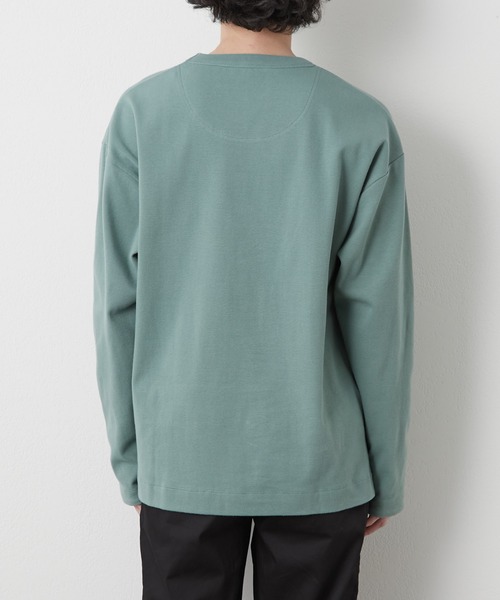 CIAOPANIC TYPY(チャオパニックティピー)の「キープシェイプフライス長袖TEE(Tシャツ/カットソー・メンズ・ブラック/オフホワイト/ライトグリーン/ベージュ系その他/ネイビー・SMALL/MEDIUM/LARGE)」の21枚目の写真