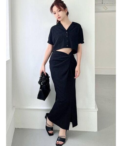 RESEXXY(リゼクシー)の「スクエアチェーンデザインサンダル(サンダル・レディース・ベージュ/ブラウン/ブラック・MEDIUM/SMALL/LARGE)」の7枚目の写真