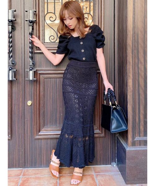 RESEXXY(リゼクシー)の「スクエアチェーンデザインサンダル(サンダル・レディース・ベージュ/ブラウン/ブラック・MEDIUM/SMALL/LARGE)」の12枚目の写真