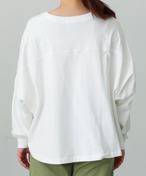 MILKFED.(ミルクフェド)の「CALIFORNIA 1995 FOOTBALL WIDE TOP(Tシャツ/カットソー・レディース・ホワイト/ブラック/ベージュ/ネイビー・ONE SIZE)」の10枚目の写真