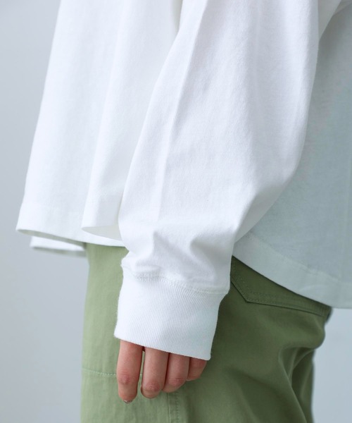 MILKFED.(ミルクフェド)の「CALIFORNIA 1995 FOOTBALL WIDE TOP(Tシャツ/カットソー・レディース・ホワイト/ブラック/ベージュ/ネイビー・ONE SIZE)」の9枚目の写真