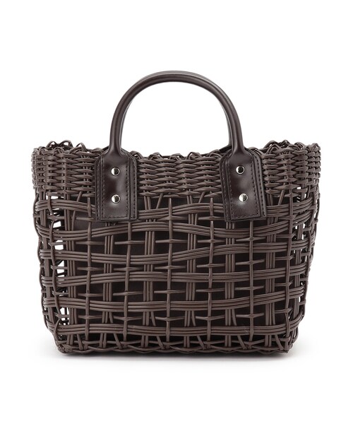 SOUP（スープ）の「◆チェックメルカドトート（トートバッグ・レディース・ダークブラウン/グリーン・00）」の2枚目の写真